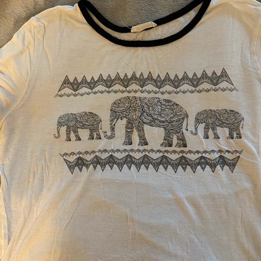 elephant crop top